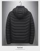 USB-Powered Heated Winter Jacket with Detachable Hood - Smart Temperature Control