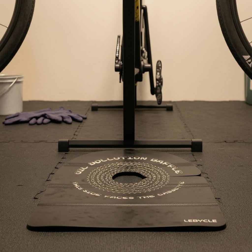 Bike Cleaning Guard Easy To Use Chain Cleaning Guard Bike Drivetrain Kit Lightweight Chain Brush Kit Printed Graphic