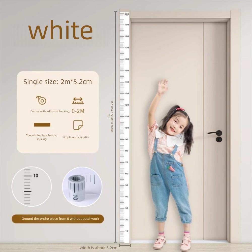 Waterproof Height Measurement Sticker Self-Adhesive Removable Height Measuring Wall Stickers Transparent Height Sticker Children белый