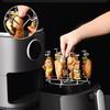 15/30pcs Stainless Steel Air Fryer Skewer Stand Portable Detachable BBQ Skewer Holder Easy To Use Grilling Tool Outdoor Cooking