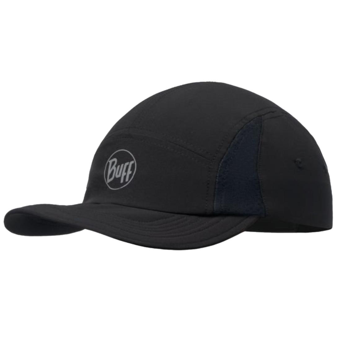 Buff 5-Panel-Kappe S/M, Unisex schwarze Kappe One size