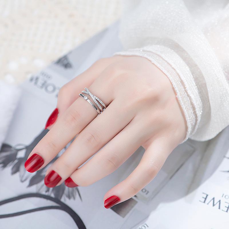 New Copper Ring Classic Beautiful For Women Wedding Jewelry Engagement Charm High Quality Fashion Party Gift Ring