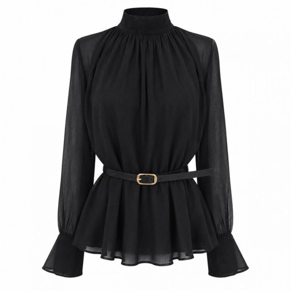 Ggpx New York Chiffon Belt Blouse Gq8sh045f