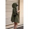 Hooded Plaid Long-sleeved Shirt Men and Women Loose Shirt Sun Protection Jacket American Retro Thin Button Cardigan