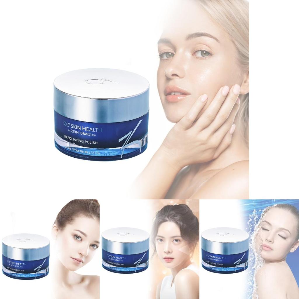 Premium Zo Skin Exfoliating Scrub For Gentle Facial Cleansing And Blackhead Removal With Hydrating Orange Blossom Extract