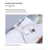 Women's Genuine Leather Slip-On Shoes - Autumn Soft Sole, Non-slip, Casual White Flats