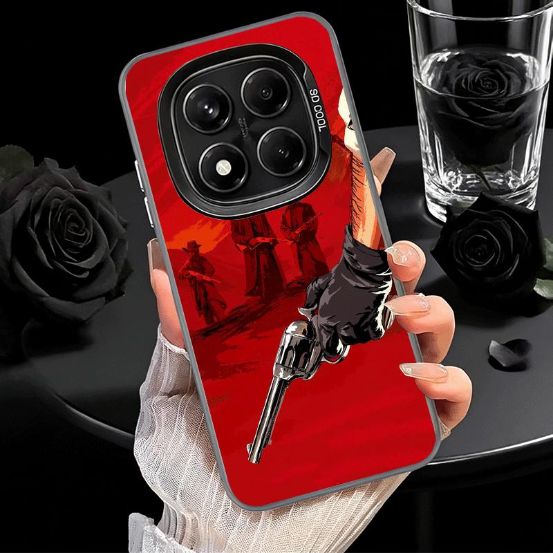 Red Dead R-Redemption Soft Phone Case for Xiaomi Redmi Note 13 14 15 Pro Plus 12S 12 11S 11 11T 10S 10 Shockproof Cover Back She