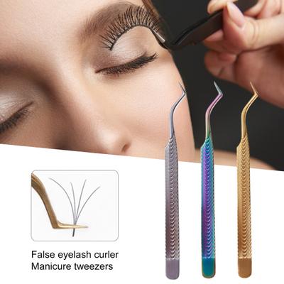 Schöne falsche Wimpern, Nägel, Ornamente, Clip, gute Elastizität, Korrosionsschutz, Wimpernverlängerung