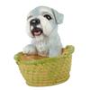 Cute Dog Ornament Entry Key Storage Basket Puppy Statue for Living Room Entrance Office Decoration Type 2
