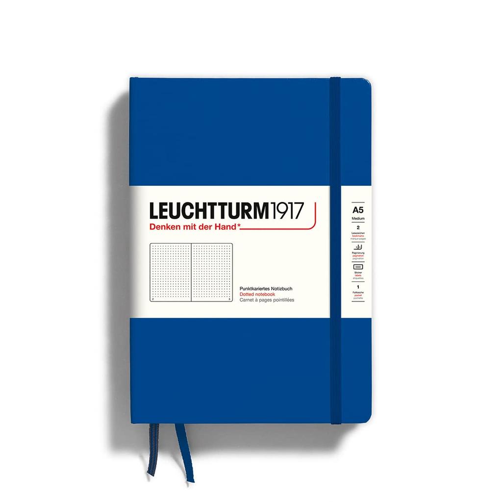 Leuchtturm Notebook, A5, Dot Grid, Royal Blue, 344747
