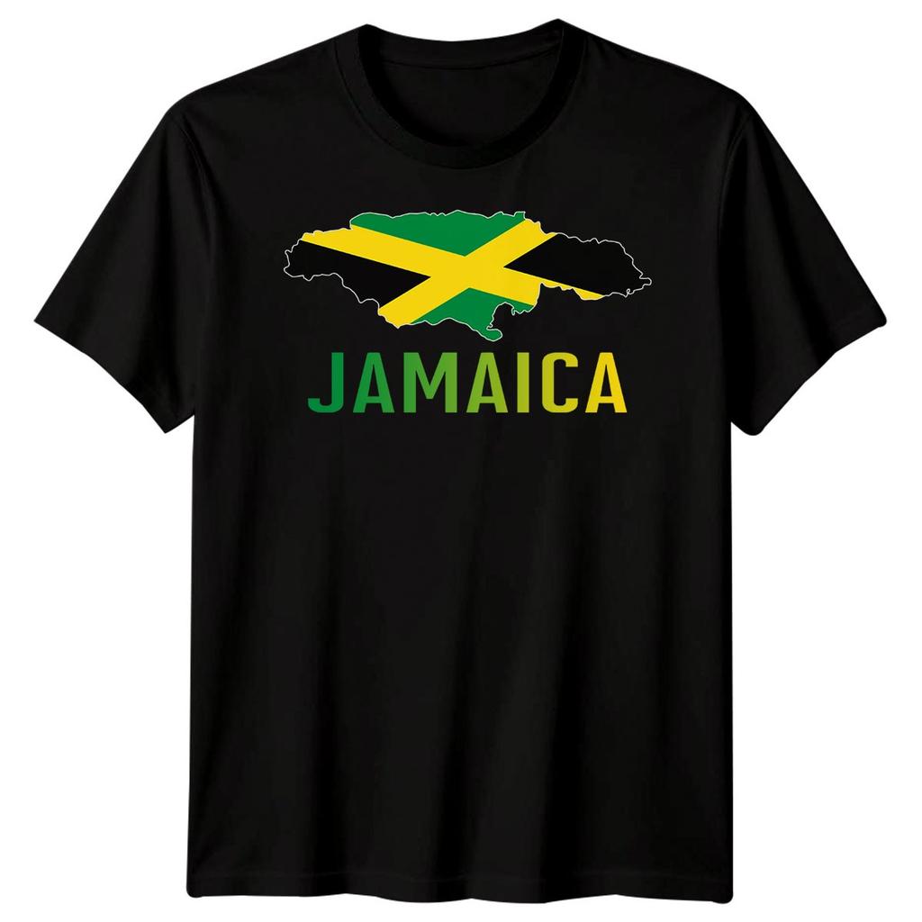 Jamaica Flag Map Countries Unisexs TShirt Unisexs Tee Travel Souvenir Graphic