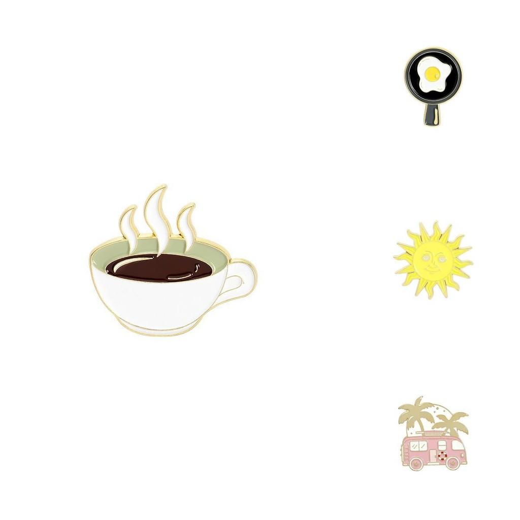 Unique Alloy Brooches In Soft Colors Perfect For Men And Women With Ins Fashion Flair