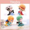 One Piece Action Figure Set With Luffy, Zoro, Nami, And Law Cute And Collectible Anime Toys