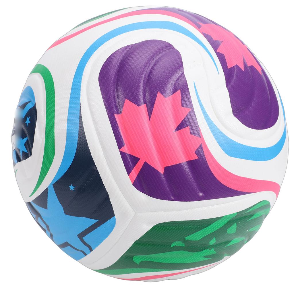 Soccer Ball Distinctive Pattern PU Leather Rubber Professional Size 5 Soccer Ball for Match Training
