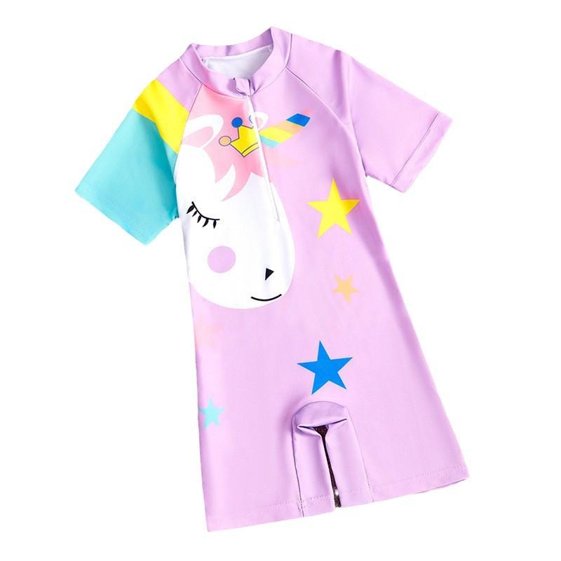 2025 Kinder Cartoon Badeanzug: Einteiler für Mädchen & Kurzarm für Jungen