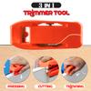 3 In 1 Woodworking Trimmer Tool Right-angle Woodworking Planer Decorative Panel Edge Banding Scraper Chamfering Round Corner