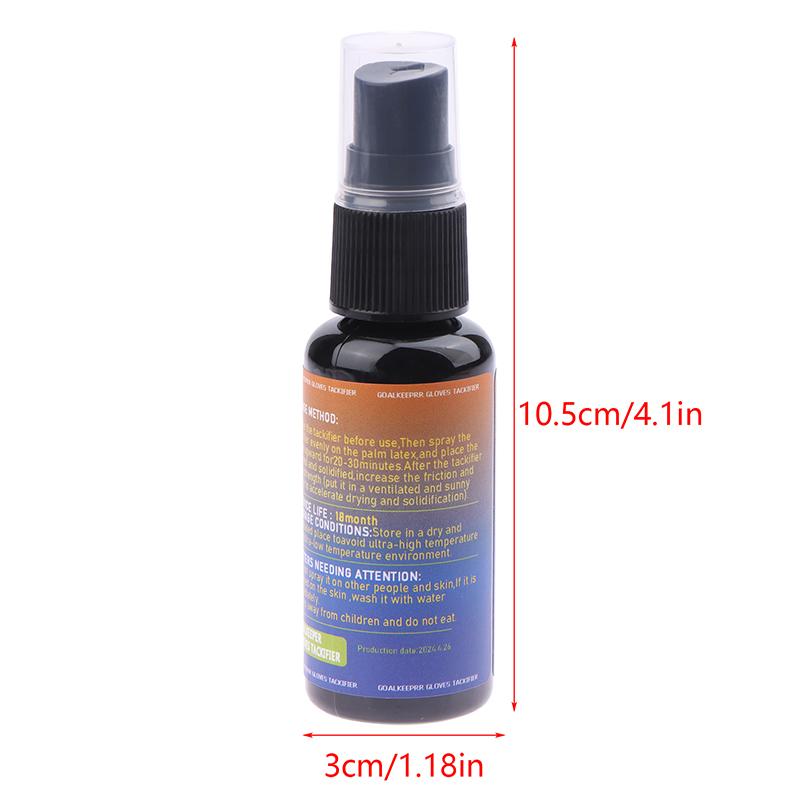 1Pc 30Ml Goalkeeper Glove Football Grip Spray For Goalkeeping Gloves Non-Slip Enhanced Sticky Baseball Replacement Glove Glue