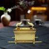 Arca de Oro del Pacto Estatua Dorada Centro de Mesa Decorativo Adornos para Regalos Mesa