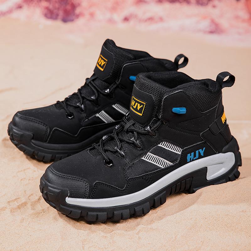 Military Running Shoes Ankle Boots Men Outdoor Climbing Shoes Man Boots Winter Thickness Shoes for Men Mens Desert Boots