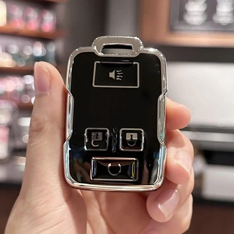 

Чехол-брелок для Chevy Chevrolet Colorado Silverado Suburban Tahoe GMC Canyon Sierra 1500 2500 3500 HD TPU Remote Keyless