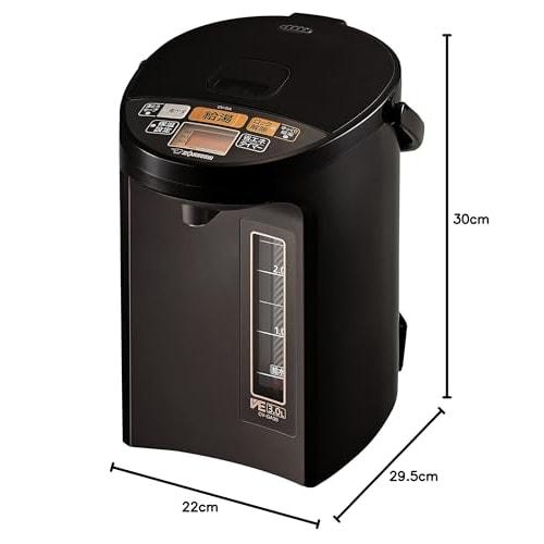 Zojirushi Electric Pot 3.0 Liter Yuyu Energy Saving High Grade 5 Temperature Settings Brown CV-GA30-TA