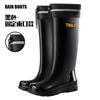 Multi-series high men's rain boots elastic rope mountaineering waterproof shoes 28/39 non-slip fishing wading boots