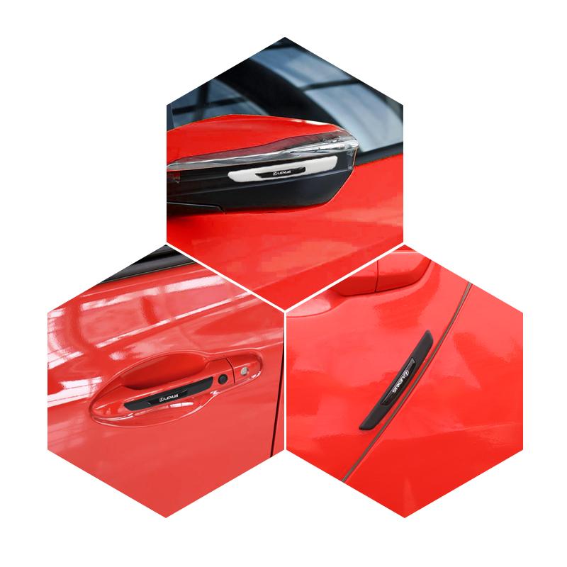 SFSE5 Car Door Anti Scratch Protection Strips Accessories For Lexus F SPORT GS GX IS LS LX CT LC RC LBX NX RX 350h 450h UX 300e GX460