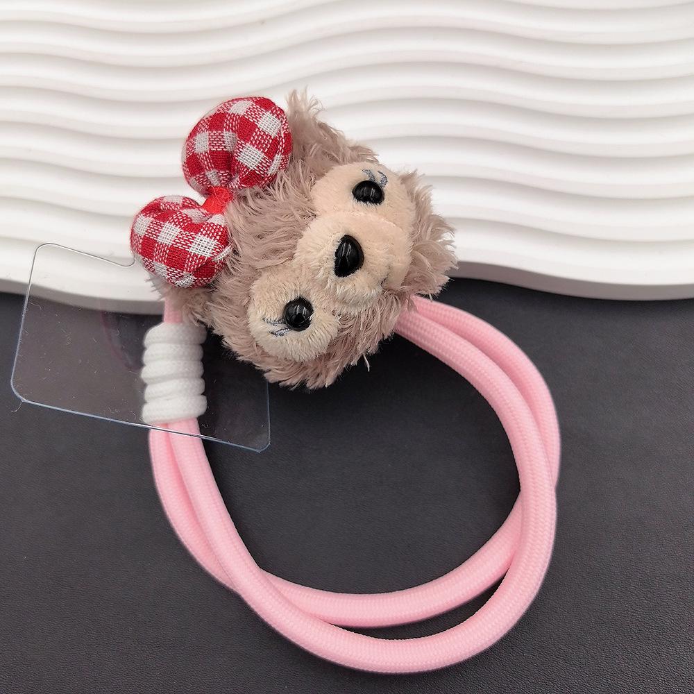 Autumn/Winter Cute Bear Plush Wristlet Phone Case & Lanyard