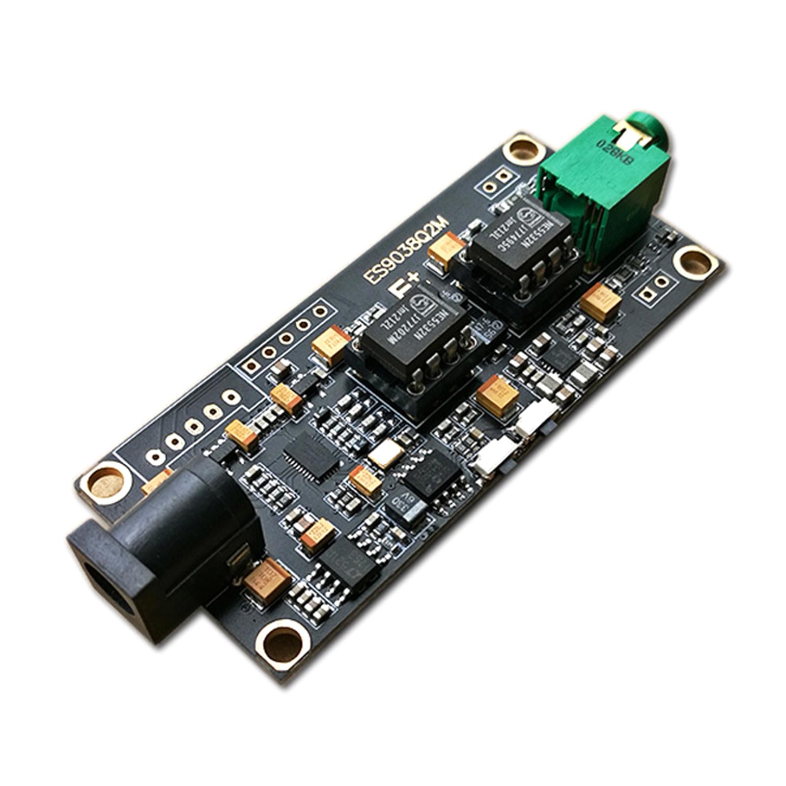 

Професійна плата ES9038Q2M Точне декодування Вхід I2S Асинхронний USB-модуль Підтримка PCM768 кГц DSD512 Італійська A