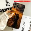 2DFlat Sunset Storm Horse Ride All Inclusive Film Hard iPhone Case, Compatible with iPhone 18 Pro Max 17 16 15 14 13 12 11
