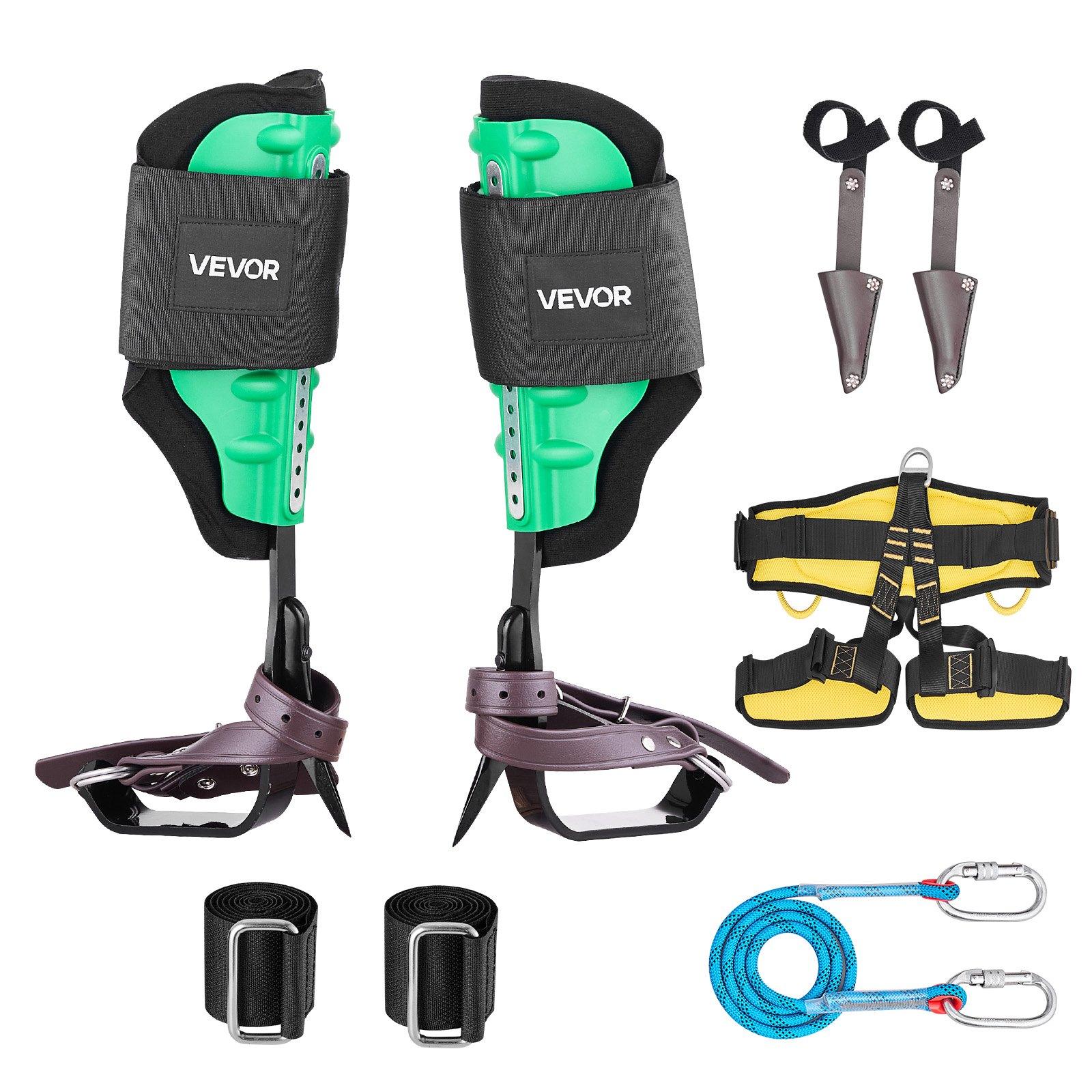 VEVOR Tree Climbing Spikes Set, Height-Adjustable