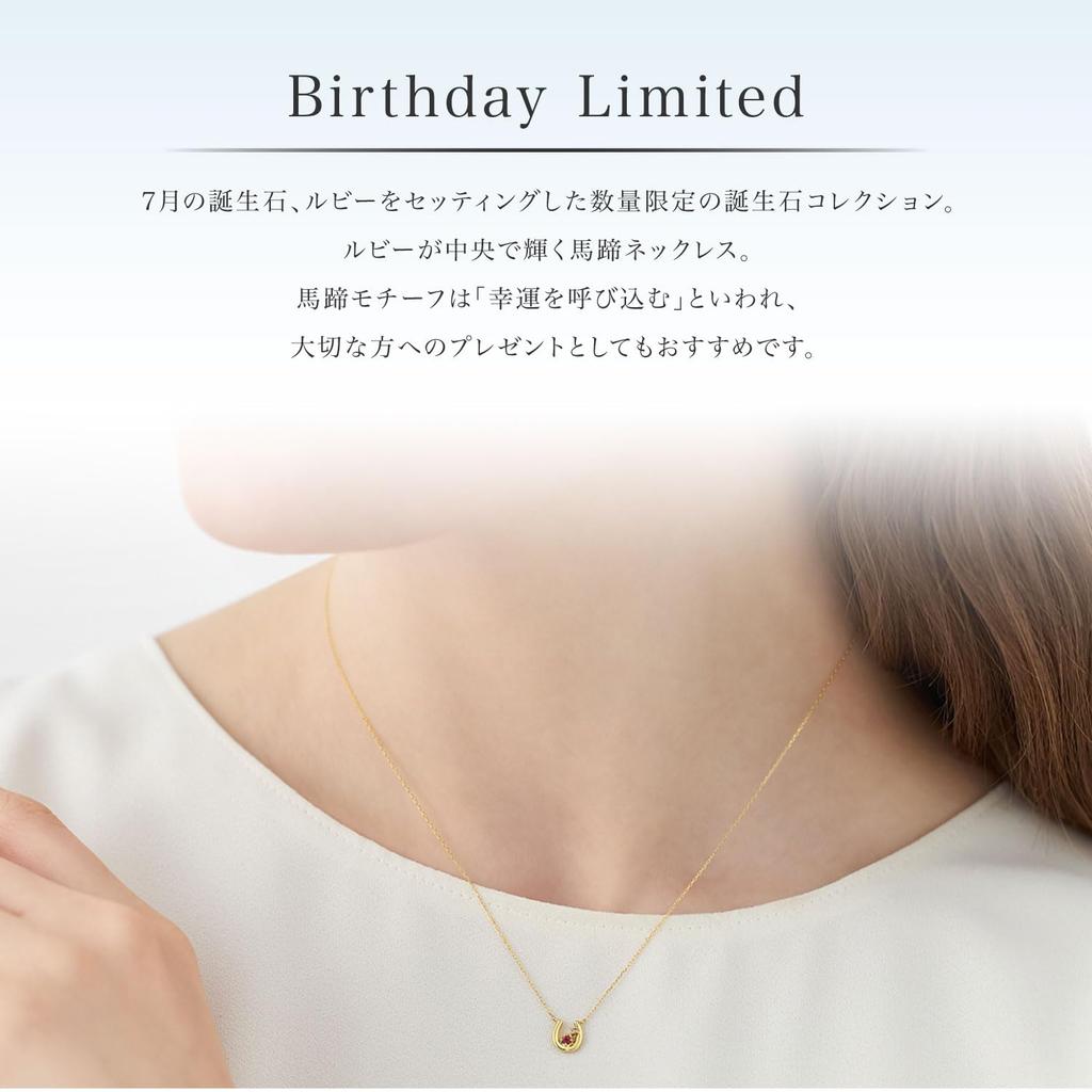 July Birthstone 18K Yellow Gold Ruby Necklace for Birthday Includes Jewelry Case 4.C. (112521123010) Women, Gift,