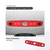 For Tesla Model 3 Highland - Model Y 2025- Car Front Reading Light Panel Trim Sticker Made of Alcantara Interior Accessories