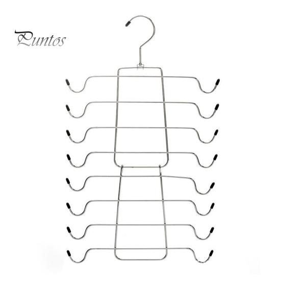 

1/2 шт. вешалка для верхней одежды органайзер для шкафа прочная несущая нескользящая конструкция экономящая место вешалка для бюстгальтеров и шарфов 1pc 8 floors