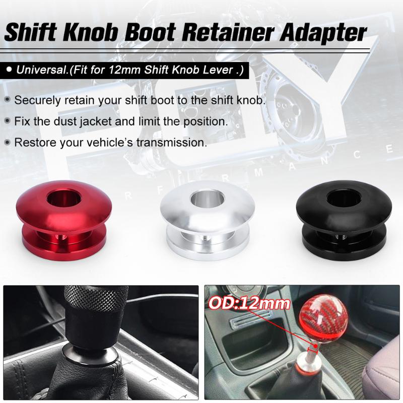 Universal Aluminum Alloy Shift Knob Stopper Shifting Head Limiter Fixed Base Gear Head Buckle Aluminum Car Gear Knob Limiter
