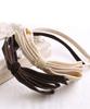 VINGTAINE Velvet Thin Ribbon Simple and Stylish Hair Gray Headband, Slim, Accessory, (HK-218-GY)
