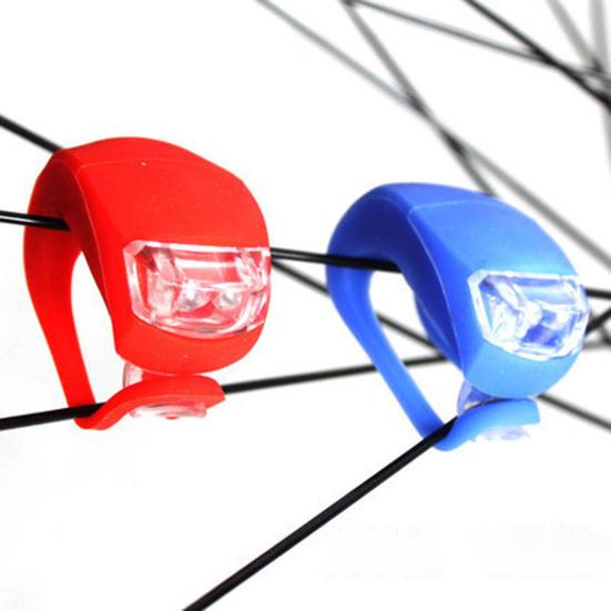 2Pcs Bike Light Lightweight Waterproof Bicycle Frog Lights Super Bright Simple Installation Night Riding Cycling Bicycle Tail Light