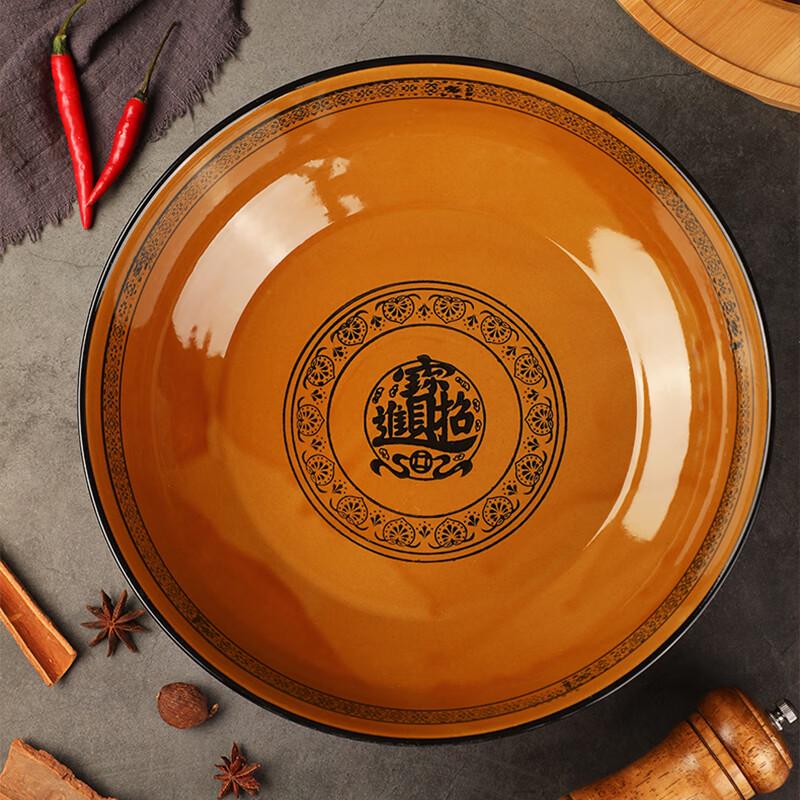 12-inch Chinese Ceramic Serving Bowl