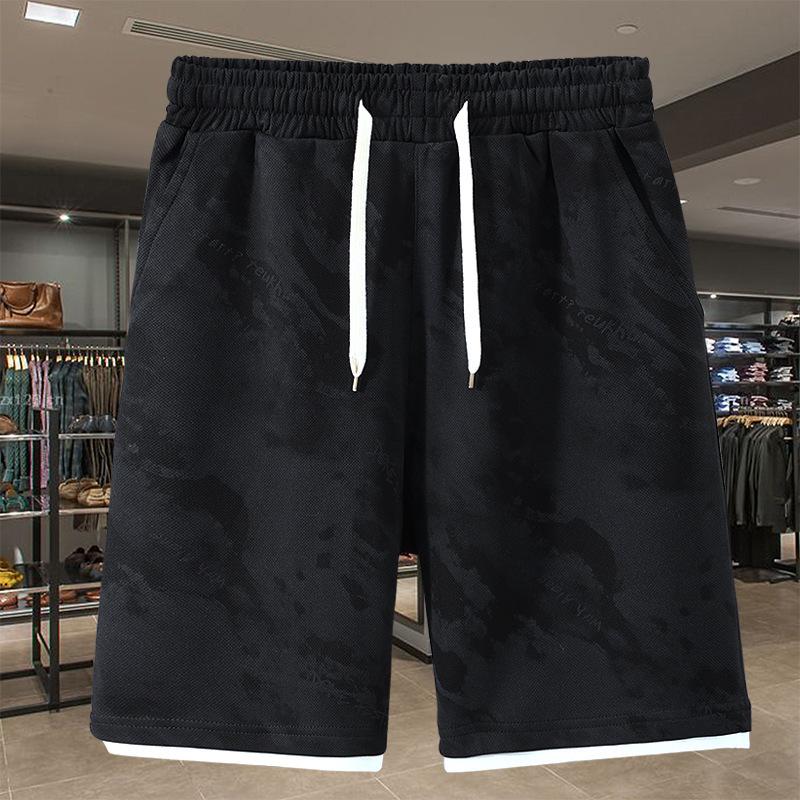 2025 Men's Loose Fit Trendy Summer Casual Sports Set - Plus Size Short Sleeve Shirt & Shorts