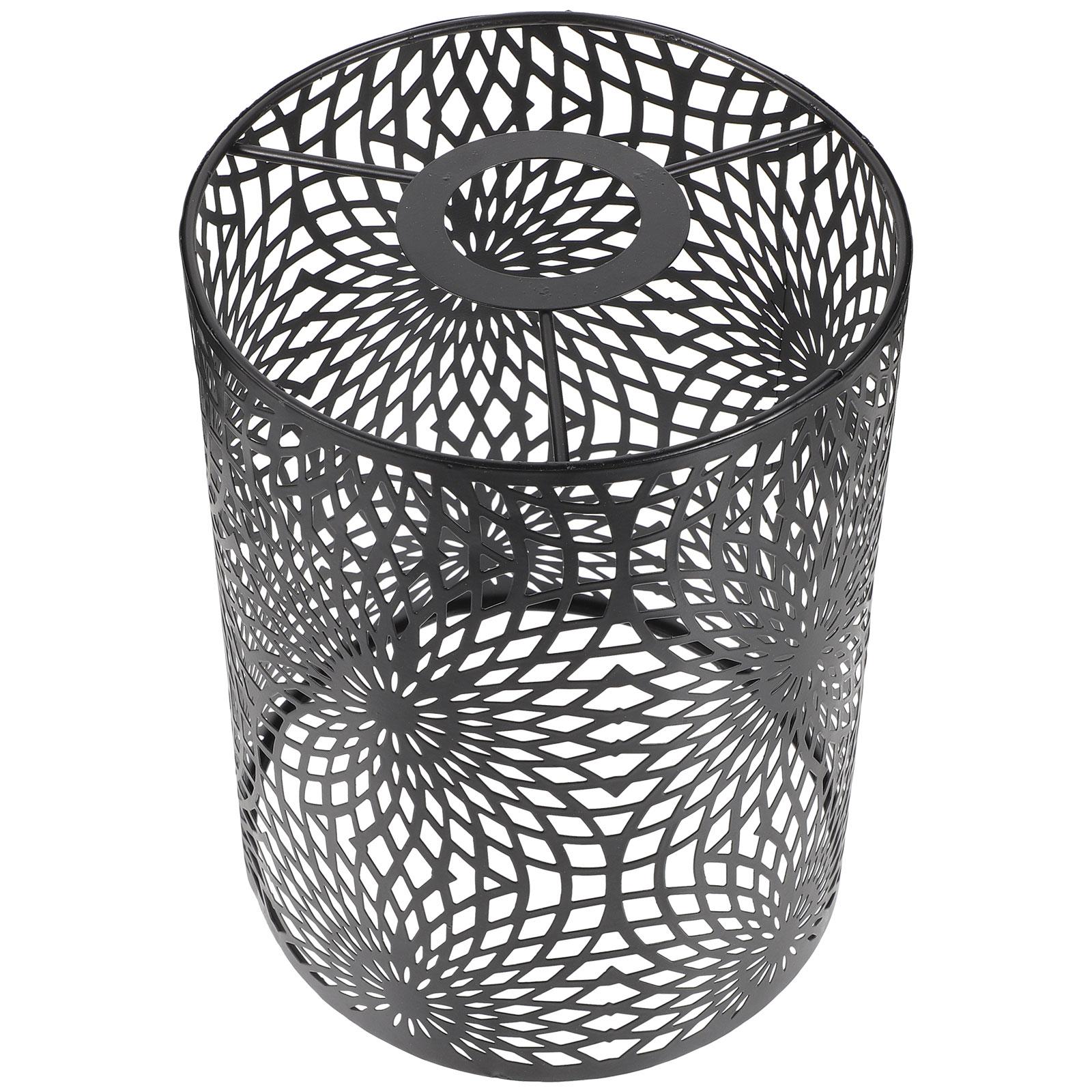 

Кованое железо Полый абажур Современный декоративный Популярность Настенный для настольных ламп Абажуры Настольный Черный Большой