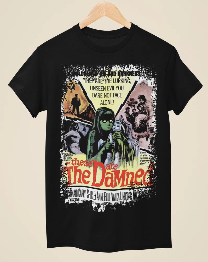 The Damned (1962) Movie Poster Inspired Unisex Black TShirt S