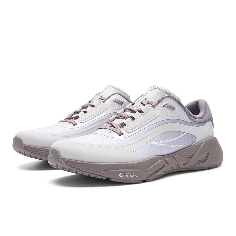 FILA MIND SE Cushioning Abrasion Resistant Lightweight Rebound Low top Running Shoes Women's Lilac Gray Purple A12W541801FLQ