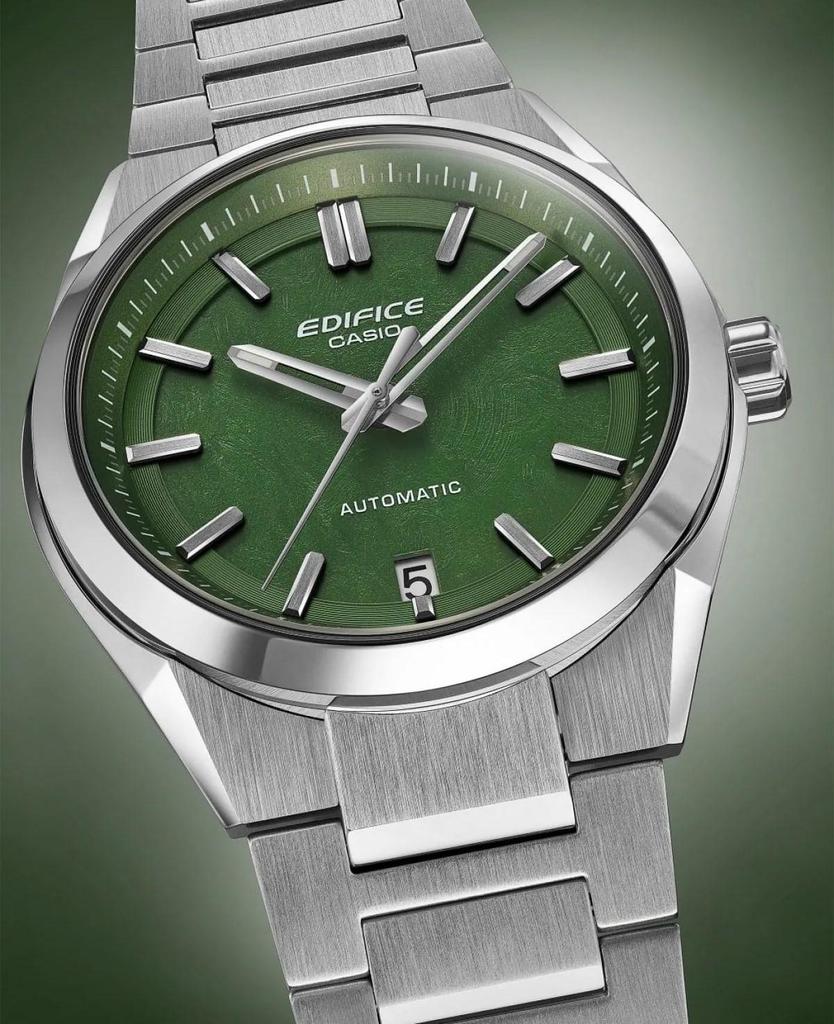 Casio Edifice Automatic Sapphire Stainless Steel Green Dial Men’s Watch EFK-100D-3A