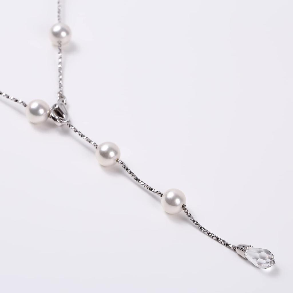 [MIONO] [Produced by Yumi Katsura] Pearl Necklace Yumi sienne 7mm Short Station Popular Women's Necklace for Formal Occasions Stylish Made in Japan