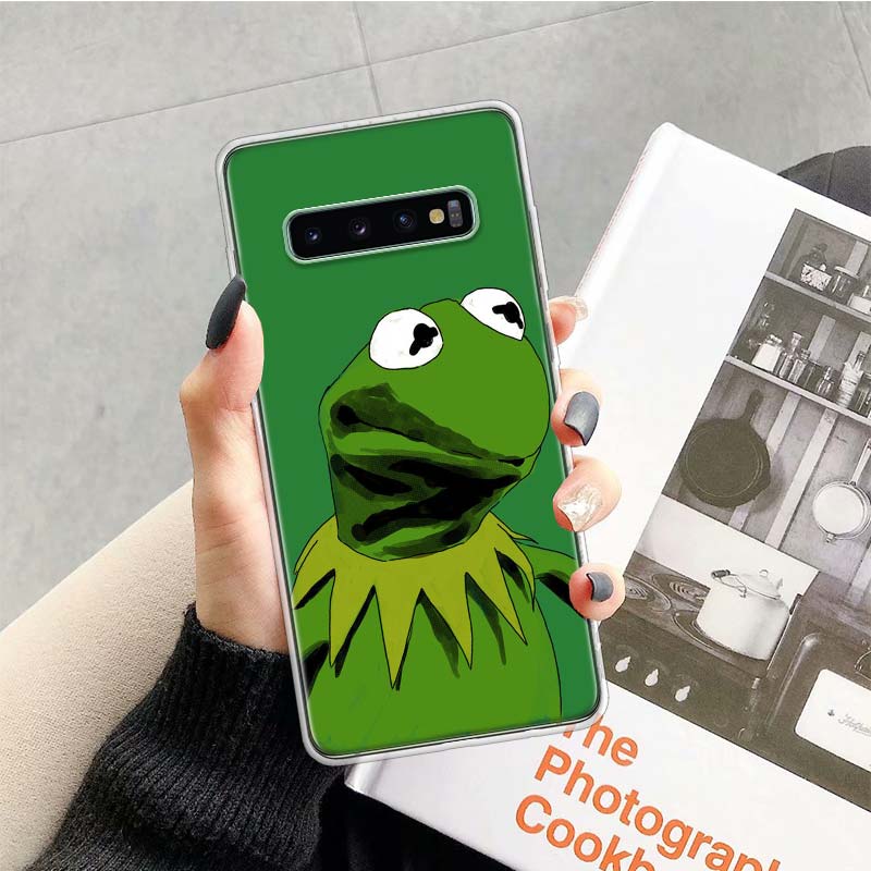Green frog Phone Case For Samsung Galaxy S26 Ultra S23 S24 S25 Edge S20 FE S21 S22 Plus Soft Print Shell Cover Fundas Galaxy S23