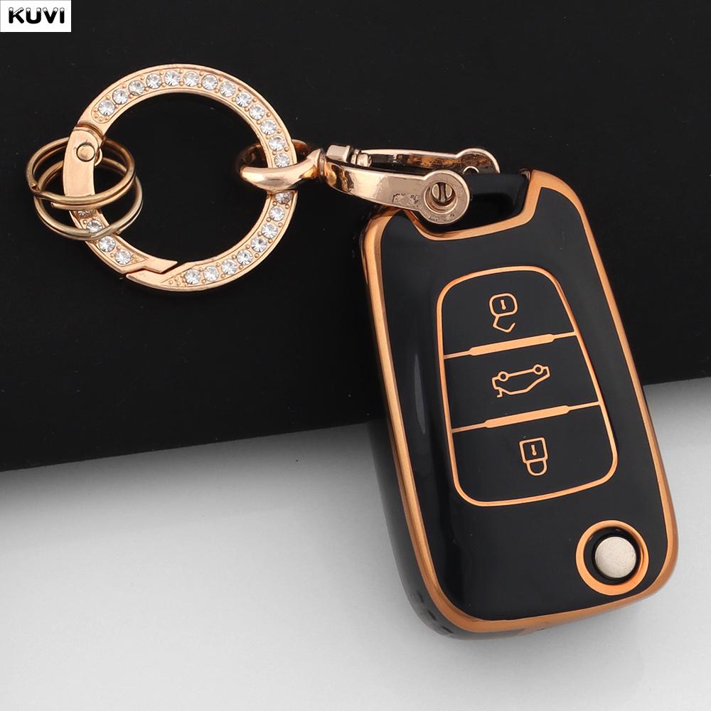 Fit For Hyundai I20 I30 Ix20 Ix25 Ix35 Elantra Accent Tpu Auto Key Fob Cover Case Fit For Kia Sportage Rio 3 Soul Optima Ceed Pro K5 K2 Pride