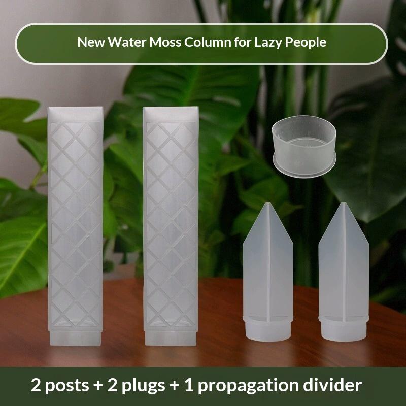 D Shaped Self Watering Plant Drip Moss Column Pole Adjustable Flow for Automatic Water Supply Indoors