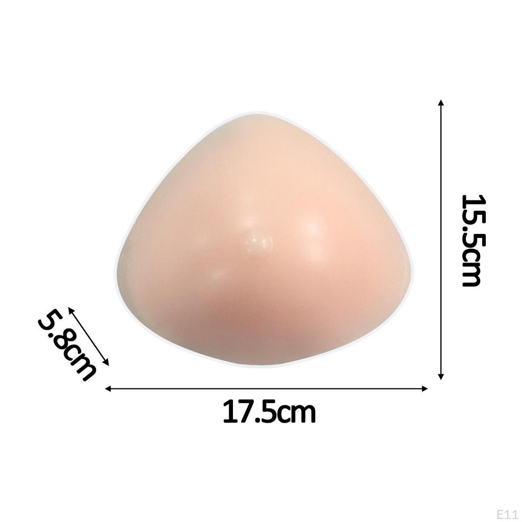 Silicone Breast Form Fake Bikini Pad Shemale Artificial Chest Mastectomy Postoperative
