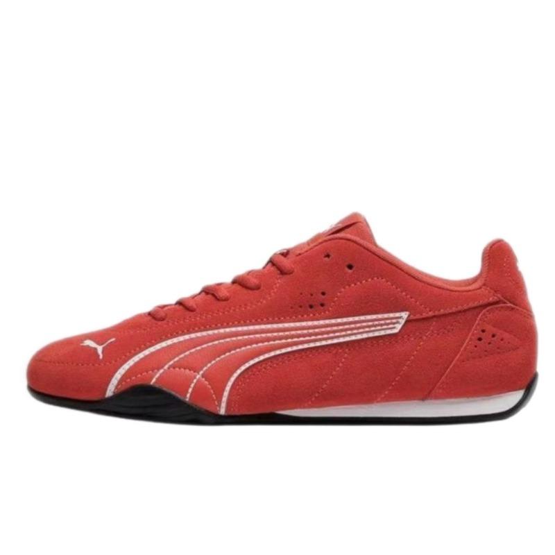 [Pure Original Lychee Leather] Rose Racing Shoes PM Classic SpeedcatOG Suede Thin-soled T-head Women's Shoes