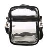 Women PVC Transparent Shoulder Crossbody Bag Fashion Waterproof Transparent Handbags Sports Zipper Shoulder Bag Cross Bags